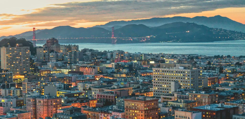 San Francisco at dusk